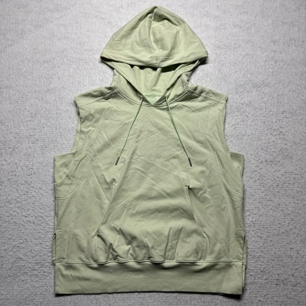 Lululemon Sleeveless Hoodie Athletic Light Green Women's Size‎ 6 (Small)